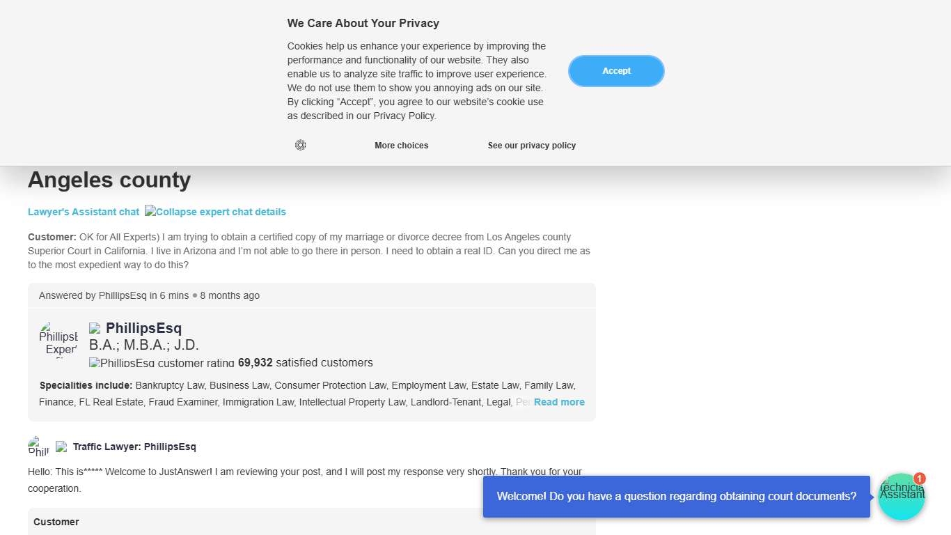 How to Get LA County Marriage/Divorce Decree Online?
